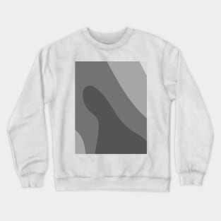 Boho abstract gray rain pastel swirl pattern Crewneck Sweatshirt